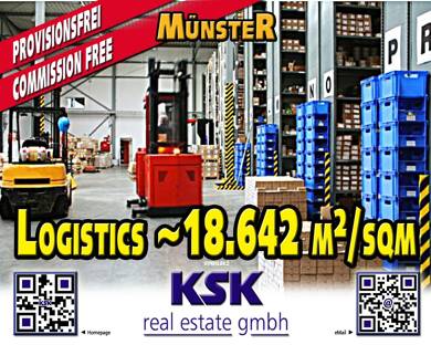 Logistikzentrum zur Miete provisionsfrei 6,50 € 18.642 m² Lagerfläche teilbar von 7.655 m² bis 26.297 m² Gremmendorf - West Münster 48155