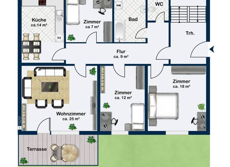 Mehrfamilienhaus zum Kauf 479.000 € 10 Zimmer 255 m² 794 m² Grundstück Obereichenbach Ansbach 91522