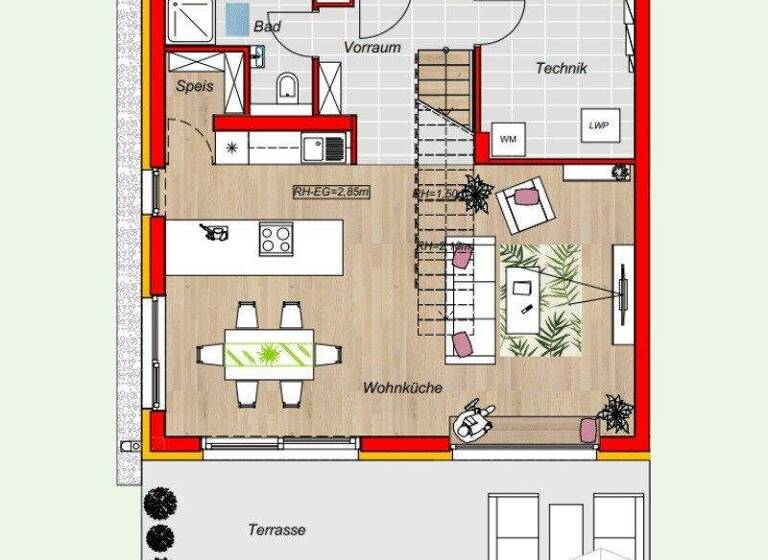 Doppelhaushälfte zum Kauf - Erstbezug 664.900 € 4 Zimmer 121 m² 331 m² Grundstück Kottingbrunner Straße Bad Vöslau 2540