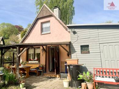Bungalow zur Miete 350 € 2 Zimmer 25 m² 993 m² Grundstück Schlettauer Str. 8 Frohnau Annaberg-Buchholz 09456