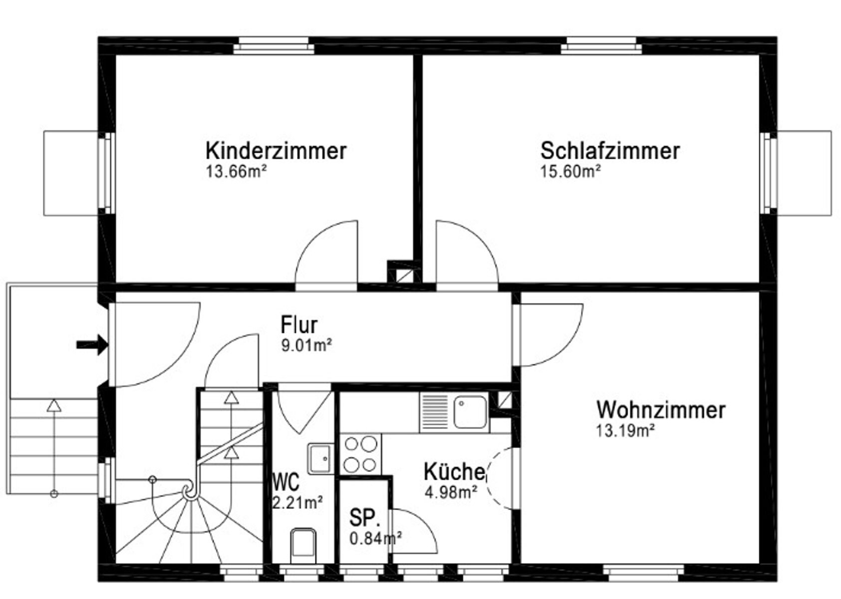 Bungalow zum Kauf 175.000 € 6 Zimmer 100,4 m²<br/>Wohnfläche 1.090,2 m²<br/>Grundstück Niedersfeld Winterberg 59955