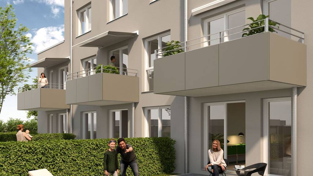Wohnung zum Kauf - Erstbezug provisionsfrei 498.000 € 3 Zimmer 82 m² 1. Geschoss Alte Reutstraße 135 Ronhof Fürth 90765