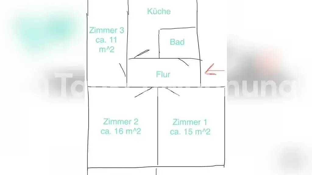 Wohnung zur Miete Tauschwohnung 560 € 3 Zimmer 60,2 m² Potsdam West Potsdam 14471