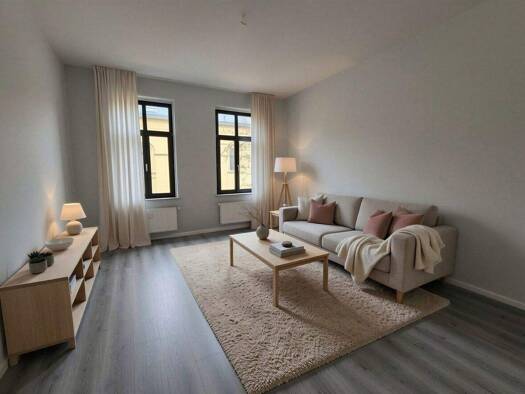 Wohnung zur Miete 1.105 € 3 Zimmer 74 m² 3. Geschoss Mendelssohnstraße 14 Zentrum-West Leipzig 04109