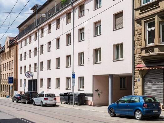 Wohnung zur Miete 310 € 1 Zimmer 33 m² 3. Geschoss frei ab sofort Hackstraße 15 Ost Ost 70190