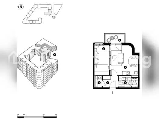 Wohnung zur Miete Tauschwohnung 900 € 2 Zimmer 41 m² 4. Geschoss Schöneberg Berlin 10829