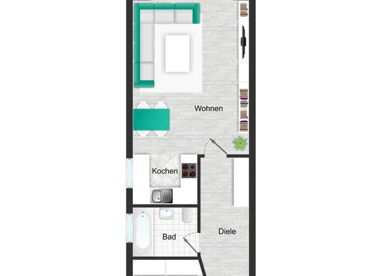 Wohnung zum Kauf 199.000 € 2 Zimmer 58 m² Horrem Kerpen 50169