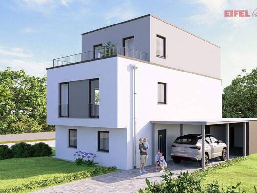 Einfamilienhaus zum Kauf - Erstbezug provisionsfrei 1.803.000 € 5 Zimmer 195 m² 330 m² Grundstück Bertrange 8041