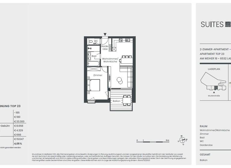 Studio zum Kauf - Erstbezug 489.000 € 2 Zimmer 57,6 m² 2. Geschoss Serfaus