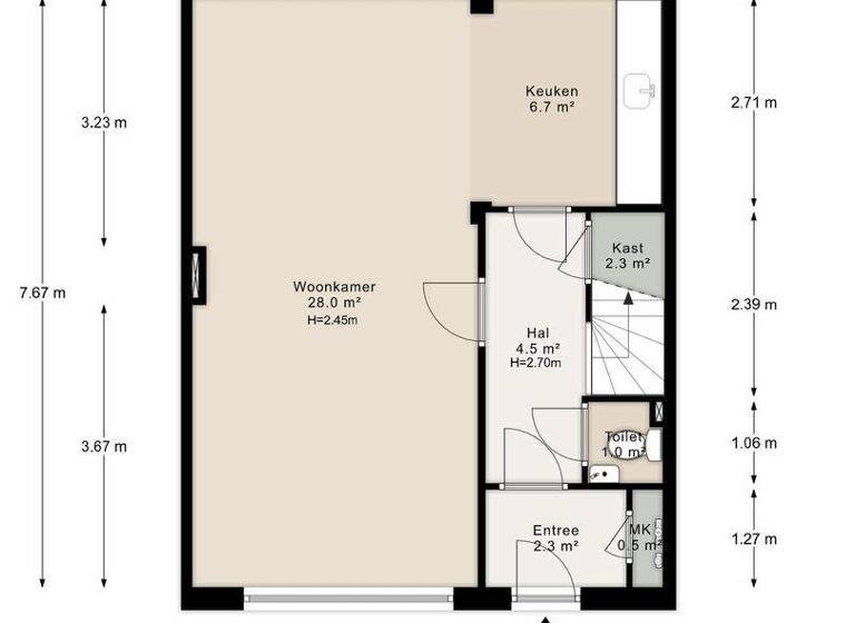 Haus zum Kauf 1.385.000 € 6 Zimmer 118 m² 201 m² Grundstück henriëtte bosmansstraat 54 amsterdam 1077 XJ