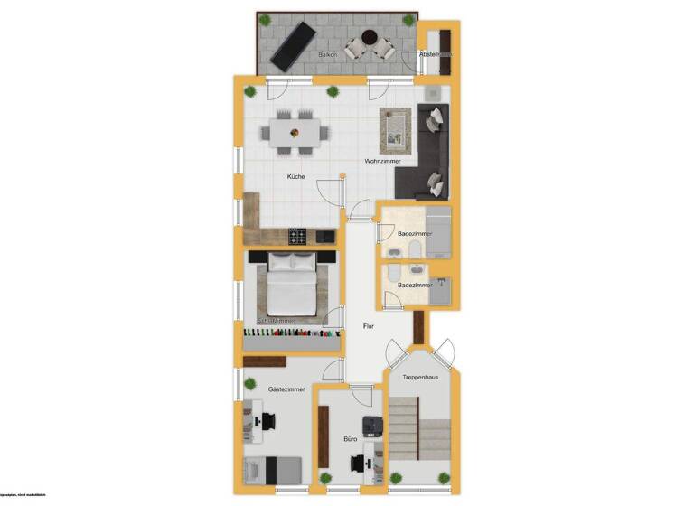 Wohnung zur Miete 1.300 € 4 Zimmer 94 m² Gladbach Bergisch Gladbach 51465