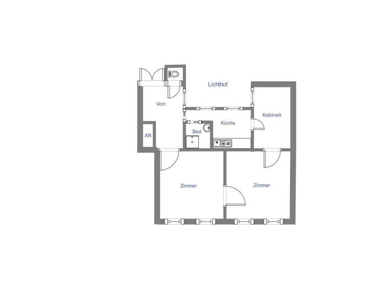 Wohnung zur Miete 1.818 € 3 Zimmer 113 m² 2. Geschoss Wien 1090