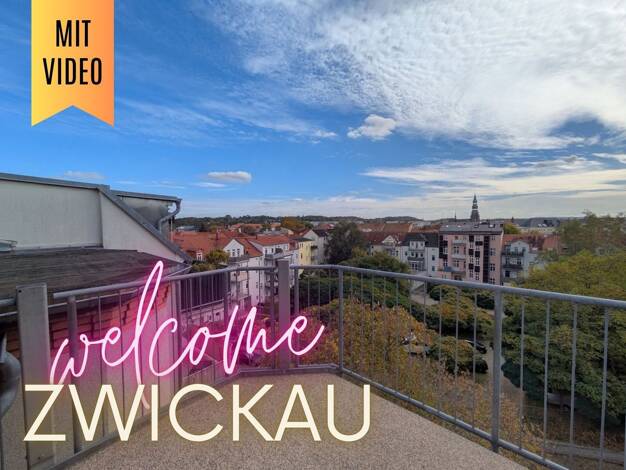Maisonette zur Miete 650 € 4 Zimmer 101,3 m² 3. Geschoss Moritzstraße 20 Innenstadt Zwickau 08056