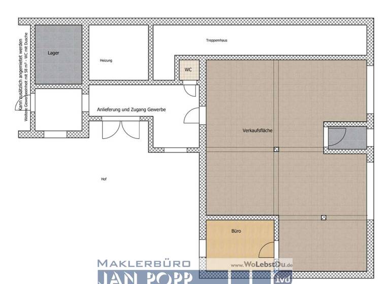 Laden zur Miete provisionsfrei 625 € 128 m² Verkaufsfläche Greiz 07973