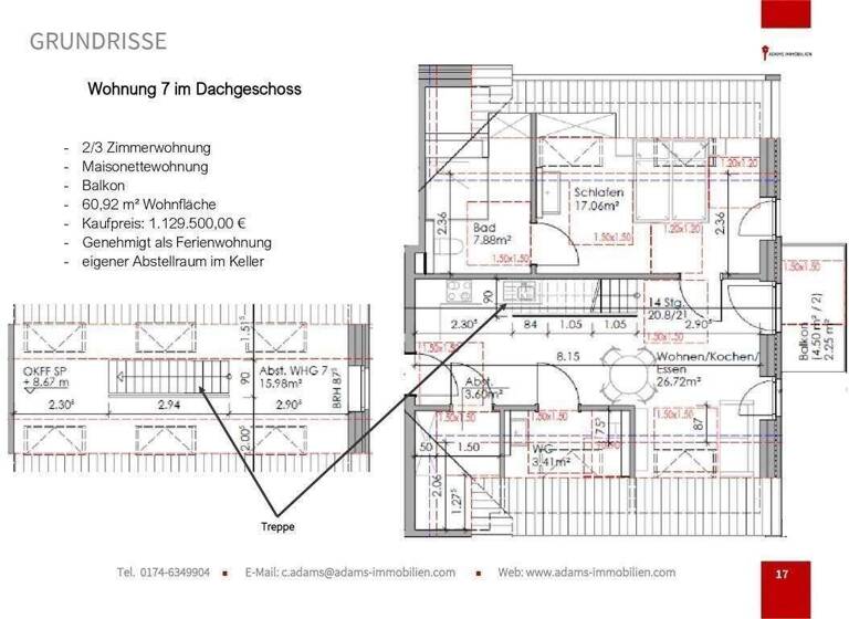 Wohnung zum Kauf - Erstbezug 1.129.500 € 2 Zimmer 60,9 m² Friesenstraße 5 Juist 26571