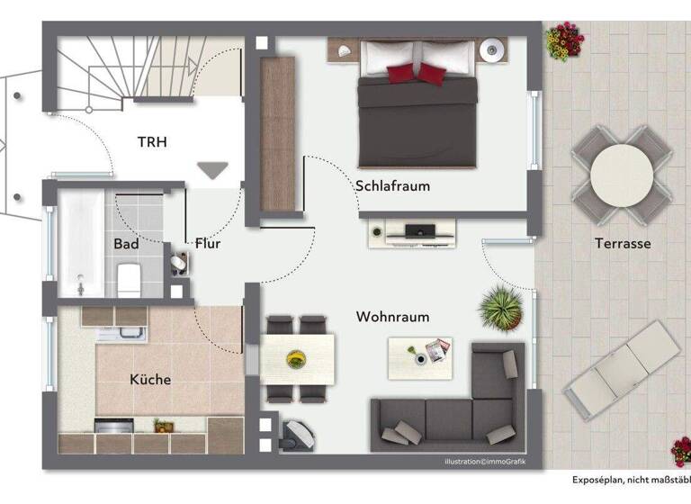 Reihenmittelhaus zum Kauf 199.000 € 4 Zimmer 71,7 m² 245 m² Grundstück Tornesch 25436