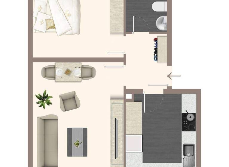 Wohnung zum Kauf 61.000 € 2 Zimmer 55 m² Geschoss 3/3 frei ab sofort Lüdenscheid 58507