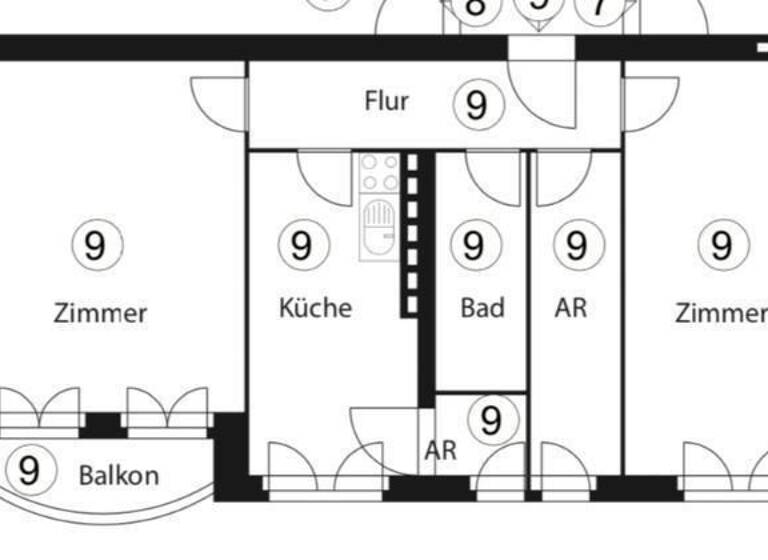 Wohnung zum Kauf 199.000 € 2 Zimmer 67,1 m²<br/>Wohnfläche 2.<br/>Geschoss Lichterfelde Berlin 12207