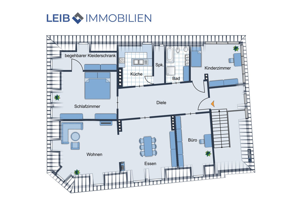 Wohnung zur Miete 1.380 € 5 Zimmer 168 m²<br/>Wohnfläche Innenstadt Coburg 96450