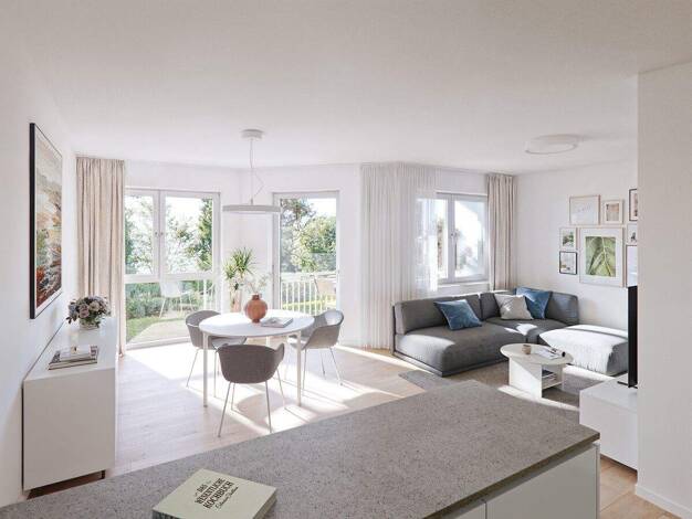 Wohnung zum Kauf - Neubau provisionsfrei 380.000 € 2,5 Zimmer 71,4 m² 1. Geschoss Gaulskopfstraße 14 Ober-Mörlen 61239