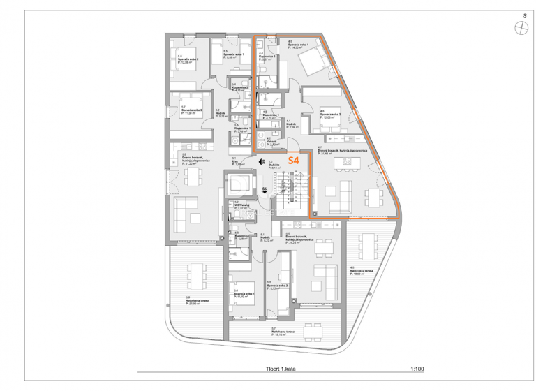 Wohnung zum Kauf 380.000 € 3 Zimmer 1. Geschoss Vodice 22211