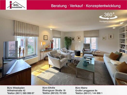 Wohnung zum Kauf 798.000 € 3,5 Zimmer 138 m² 3. Geschoss Altstadt Mainz 55116