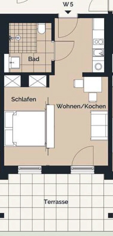 Wohnung zum Kauf provisionsfrei 178.801 € 2 Zimmer 43,6 m²<br/>Wohnfläche EG<br/>Geschoss ab sofort<br/>Verfügbarkeit Pirna Pirna 01796