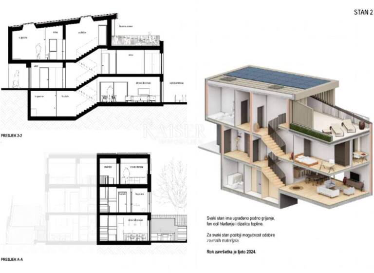 Wohnung zum Kauf 820.000 € 4 Zimmer 198 m² Kostrena Kostrena