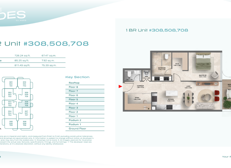 Wohnung zum Kauf - Erstbezug provisionsfrei 491.275 € 2 Zimmer 75,4 m² Dubai