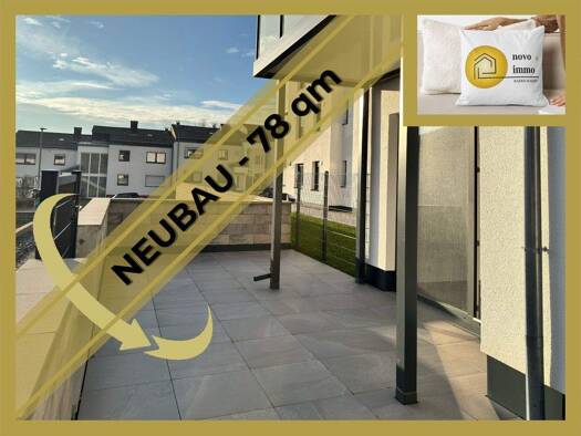 Wohnung zum Kauf - Erstbezug 277.500 € 3 Zimmer 78 m² EG Innenstadt Pirmasens 66953