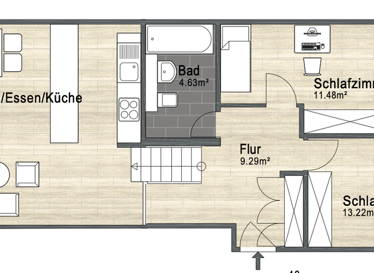 Wohnung zum Kauf 209.000 € 3 Zimmer 70 m² Kanzlerfeld Braunschweig 38116