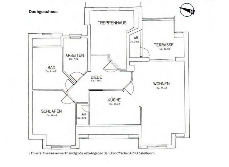 Wohnung zur Miete 968 € 3 Zimmer 91,5 m² 4. Geschoss Angerstrasse 8 Altlindenau Leipzig 04177