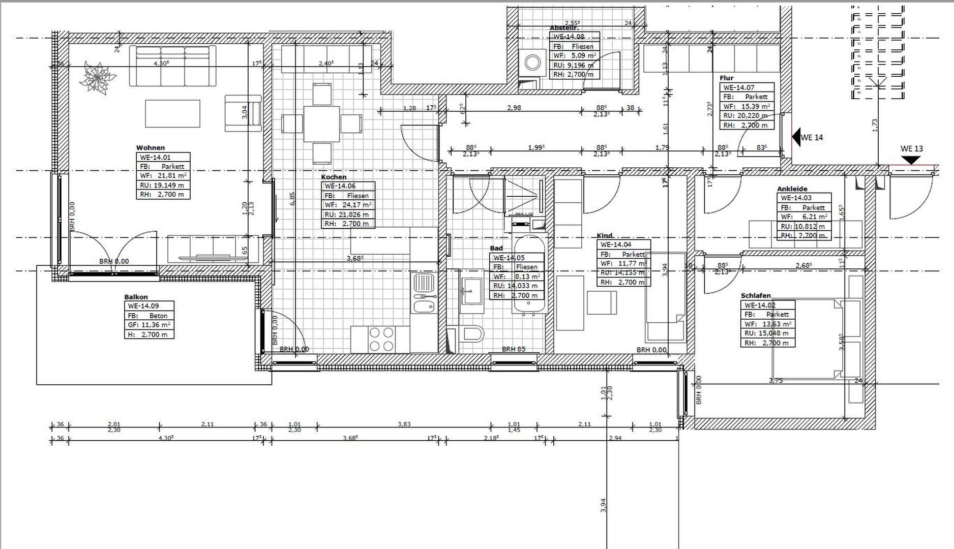 Wohnung zum Kauf provisionsfrei 748.000 € 3 Zimmer 112 m²<br/>Wohnfläche 3.<br/>Geschoss Stadtmitte Rostock 18055