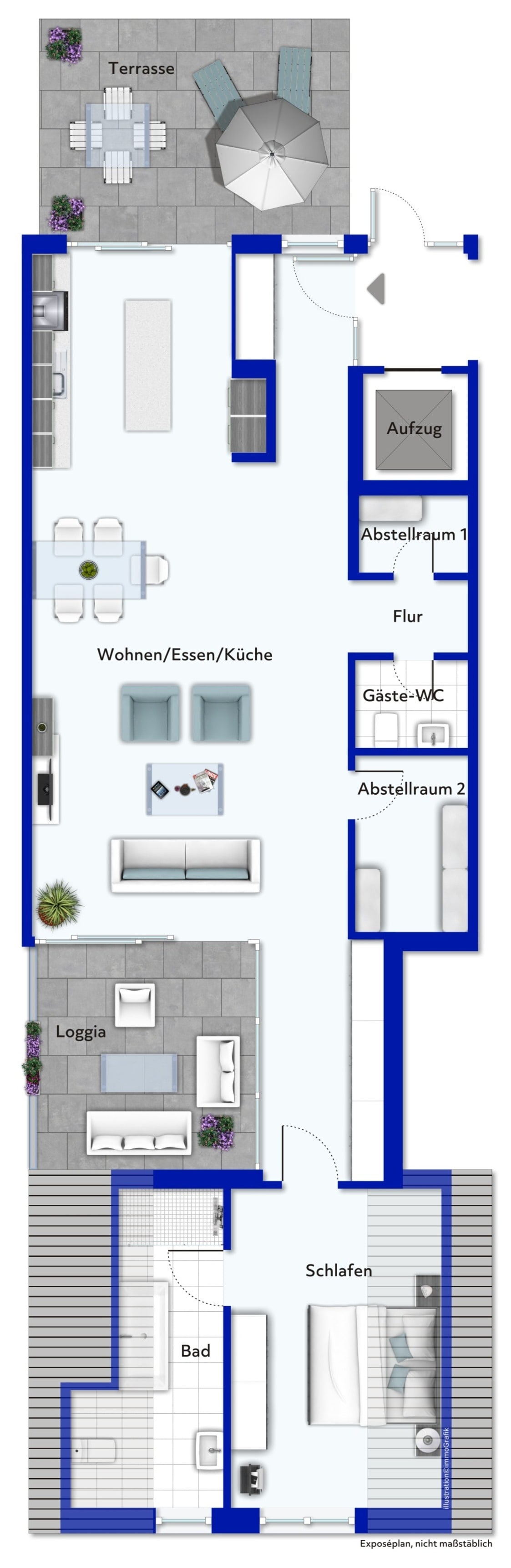 Wohnung zum Kauf 499.000 € 2 Zimmer 121,1 m²<br/>Wohnfläche Buxtehude Buxtehude 21614