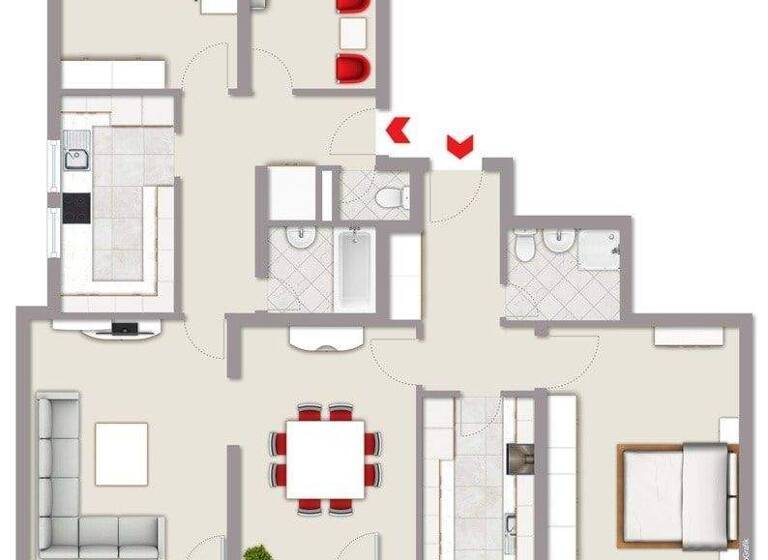 Wohnung zum Kauf 439.000 € 5 Zimmer 127 m² 1. Geschoss Waiblingen 71334