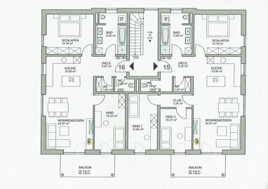 Wohnung zum Kauf 360.000 € 4 Zimmer 100,1 m² 1. Geschoss Kernstadt - West Lahr/Schwarzwald 77933