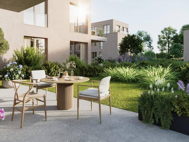 Terrassenwohnung zum Kauf - Neubau provisionsfrei 972.000 € 3 Zimmer 109,4 m² EG frei ab sofort Scharfenberger Straße 26 E Konradshöhe Reinickendorf 13505
