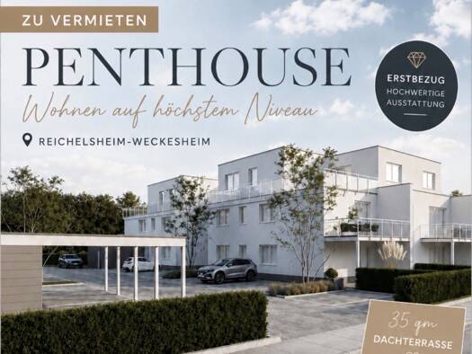 Penthouse zur Miete 1.660 € 4 Zimmer 128 m² Reichelsheim Reichelsheim 61203