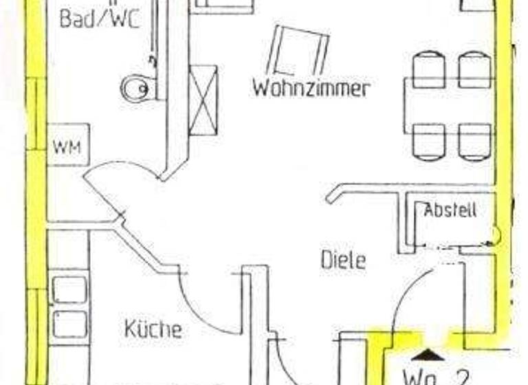 Wohnung zur Miete 410 € 2 Zimmer 59 m² frei ab 01.04.2026 Geraberg 99331