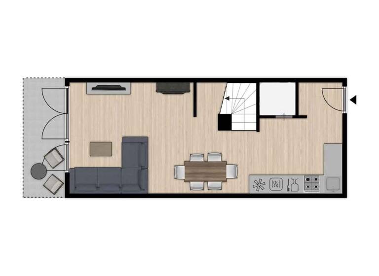 Reihenmittelhaus zum Kauf 395.000 € 5 Zimmer 83 m² Uferstraße 25 Rheinsberg 16831