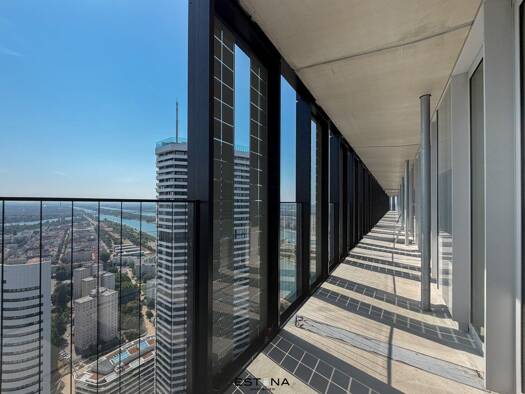 Wohnung zur Miete - Erstbezug 926 € 1 Zimmer 34,2 m² 40. Geschoss frei ab 01.11.2026 Donau-City-Straße Donaustadt 1220