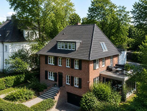 Villa zum Kauf 3.485.000 € 13 Zimmer 420 m² 1.271 m² Grundstück Othmarschen Hamburg 22605
