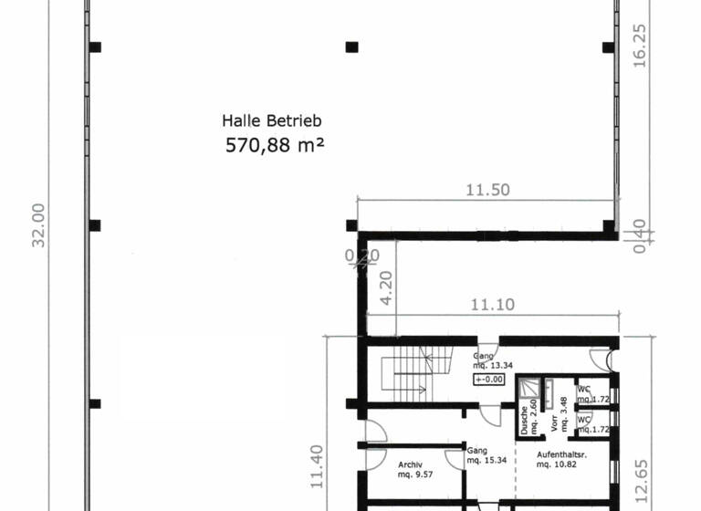 Lagerhalle zum Kauf 1.300.000 € 1.085 m² Lagerfläche Pflerscher Straße 48 Brenner 39041