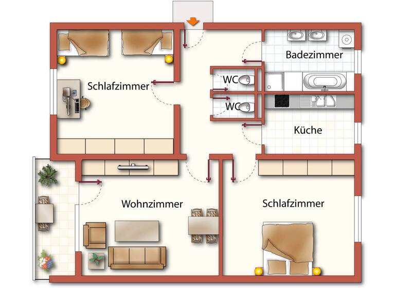 Wohnung zum Kauf 439.000 € 3 Zimmer 100 m² Industriegebiet Konstanz 78467