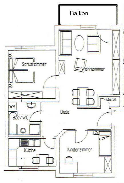 Wohnung zur Miete 470 € 3 Zimmer 69,3 m²<br/>Wohnfläche 01.12.2024<br/>Verfügbarkeit Geraberg 98716