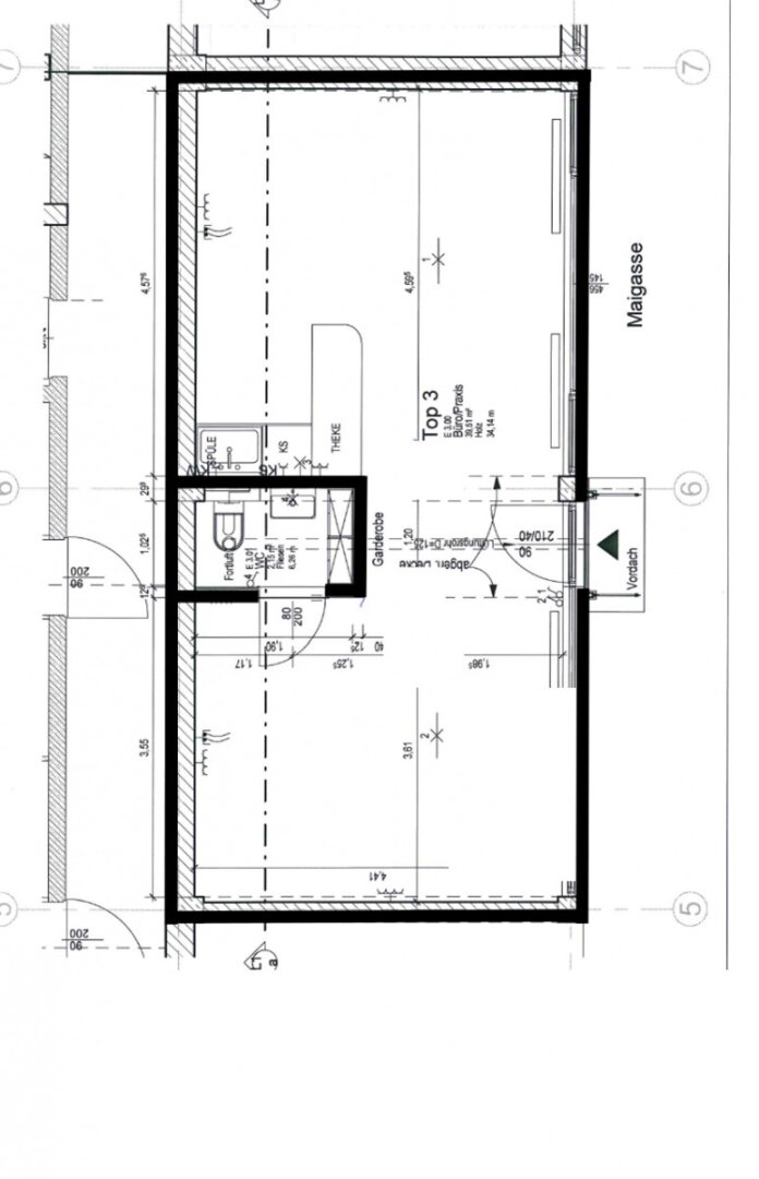 Büro-/Praxisfläche zum Kauf 125.000 € 40 m²<br/>Bürofläche Stockerau 2000