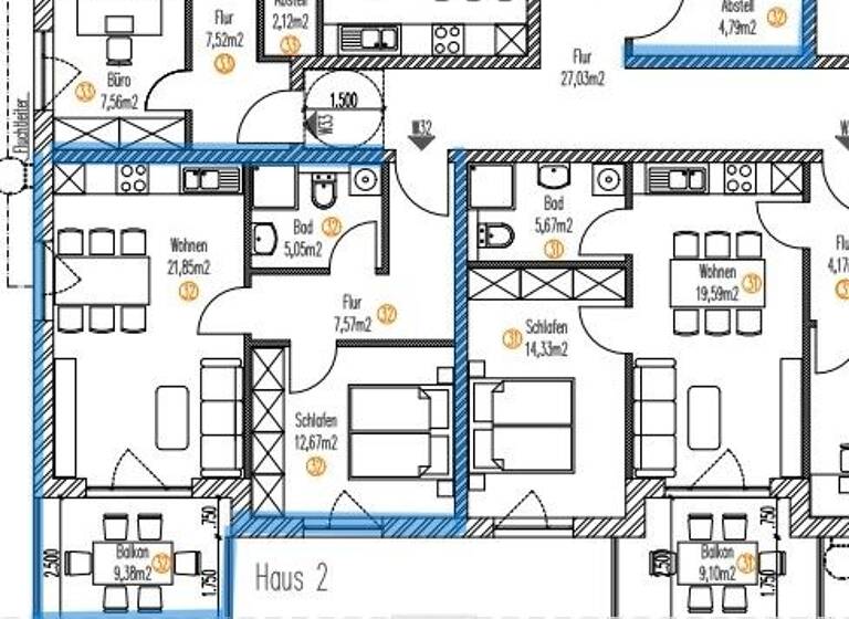 Wohnung zum Kauf - Erstbezug provisionsfrei 310.000 € 2 Zimmer 56,6 m² 2. Geschoss Mettenheim-Hart Mettenheim 84562