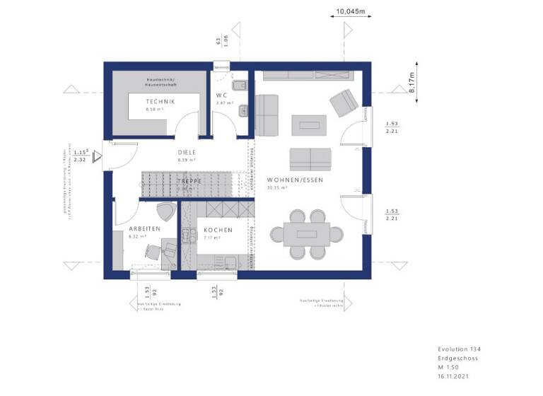 Einfamilienhaus zum Kauf 424.988 € 5 Zimmer 134 m² 880 m² Grundstück Lochau Schkopau 06258