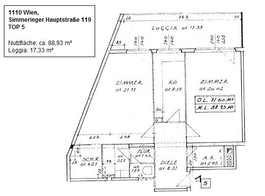 Wohnung zur Miete 850 € 2 Zimmer 71,6 m²<br/>Wohnfläche 1.<br/>Geschoss Simmeringer Hauptstraße 119 Wien 1110