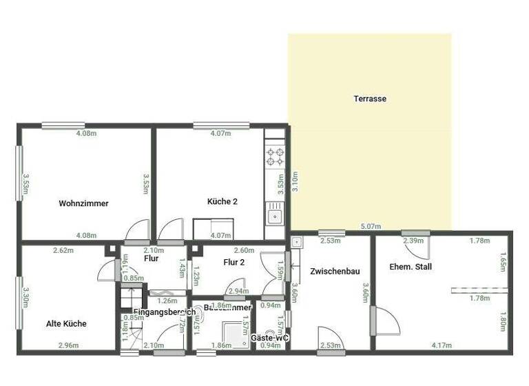 Einfamilienhaus zum Kauf 149.900 € 4 Zimmer 78,6 m² 893 m² Grundstück Bürgermeisterring 1 Jennelt Krummhörn 26736